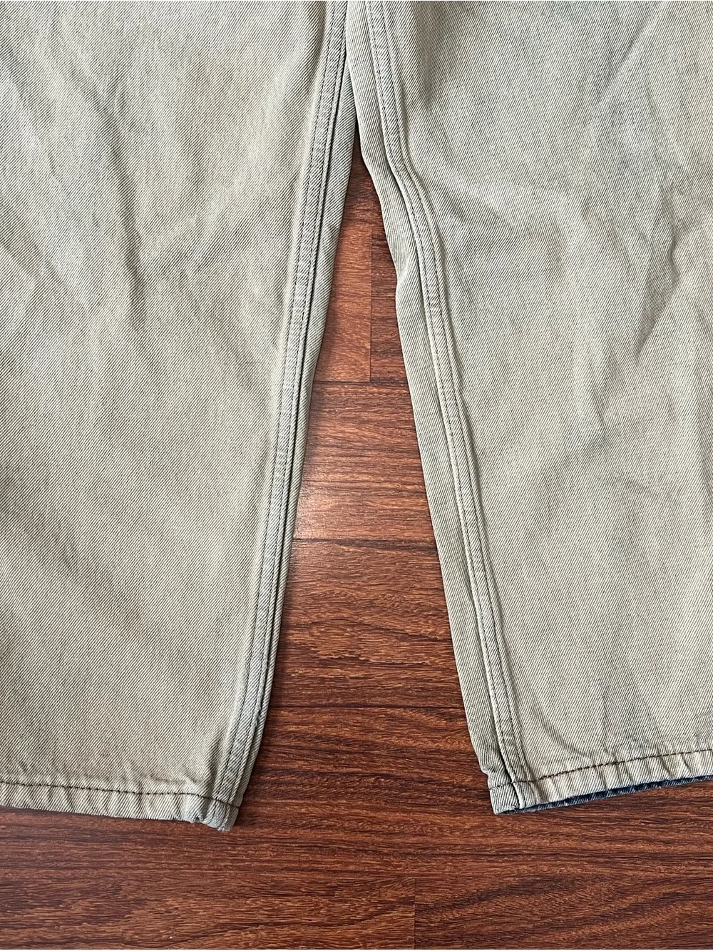 Levi's 578 Baggy Denim Jeans Men's 30x30 Faded Olive/Sage Green 90’s Streetwear